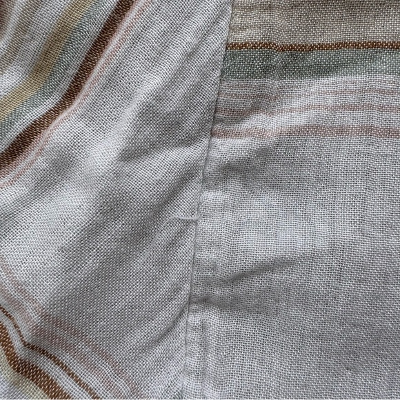 FREE PEOPLE Nordic Day Top In Ivory  Button down plaid shirt - XS - Picture 17 of 17